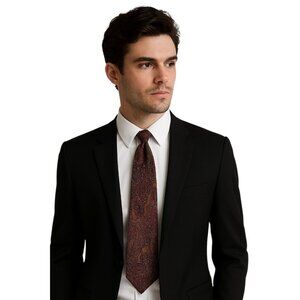 Christian Dior Neck Tie MONSIEUR Paisley Men's MAN'S Vintage